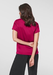 Seidenbluse mit halblangem Ärmel thumbnail 3