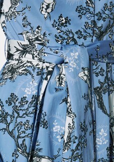 Shirt dress with natural motif print thumbnail 5