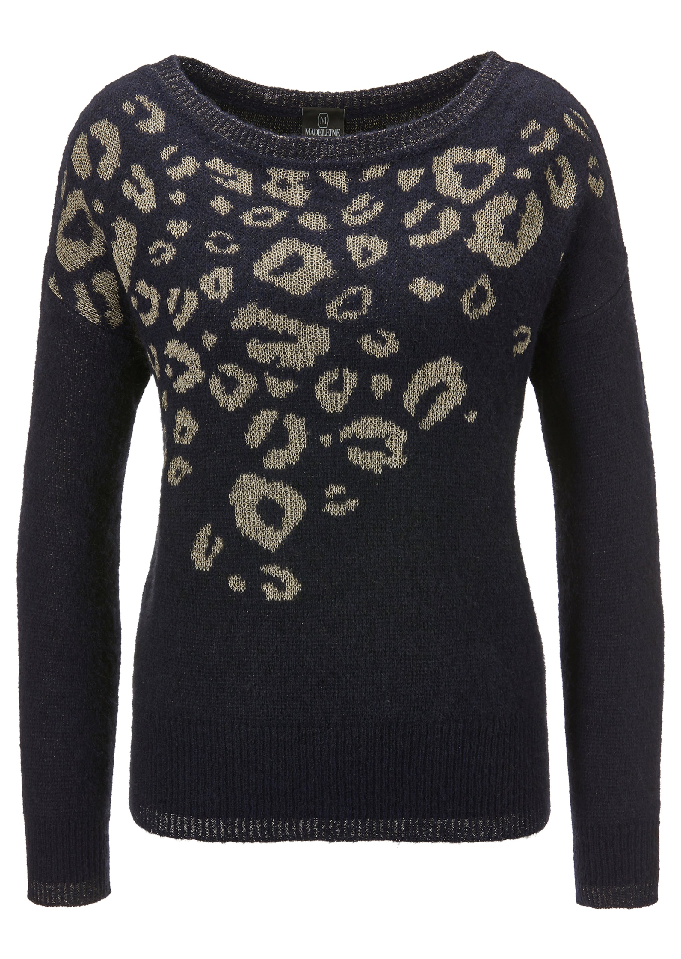 Jacquard jumper with sheen