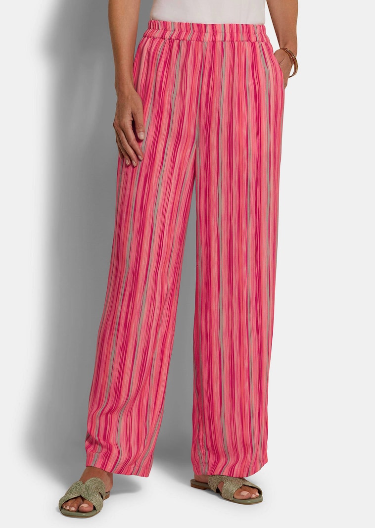 Palazzohose VERA mit Längsstreifen