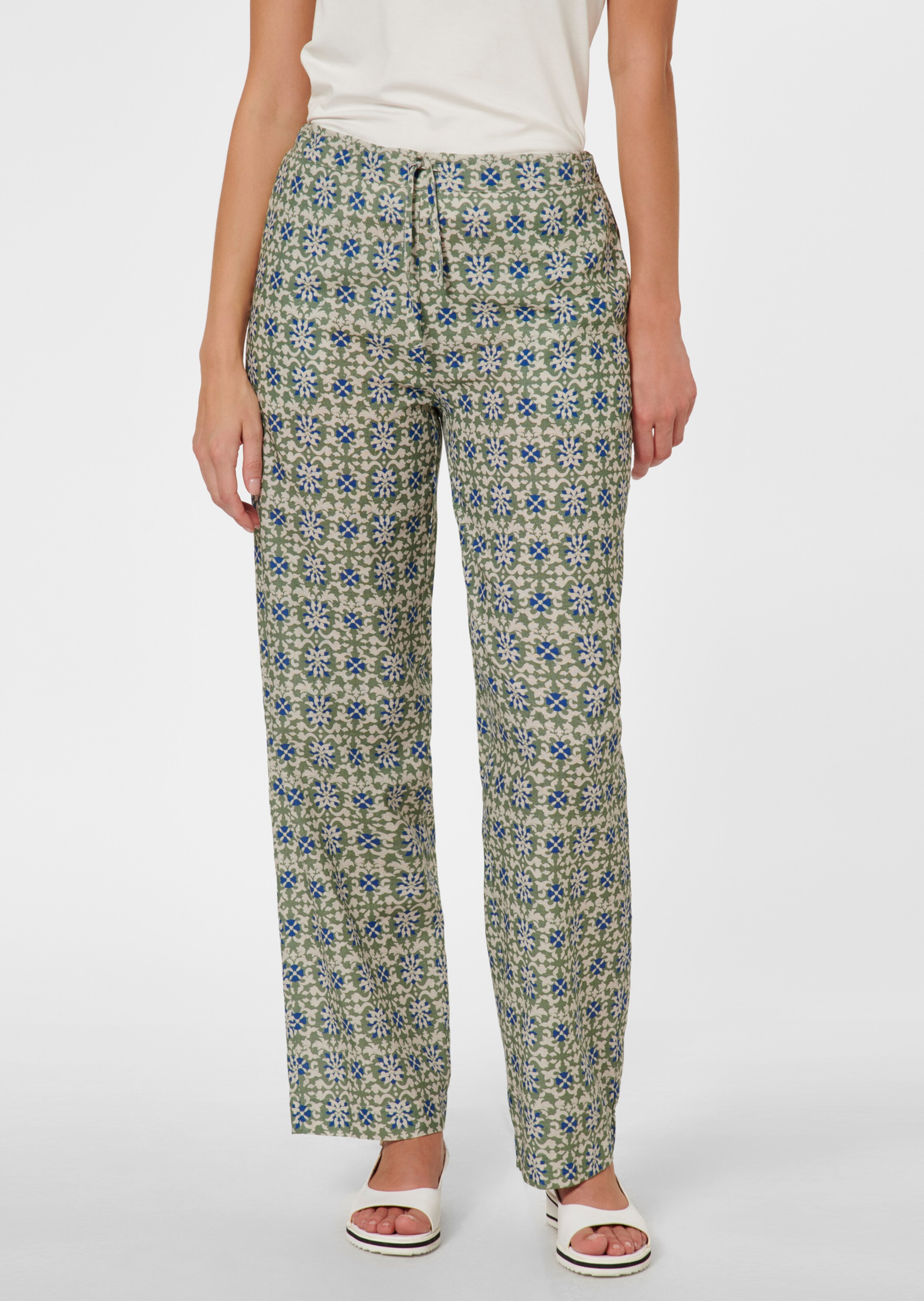 Weite Leinenhose