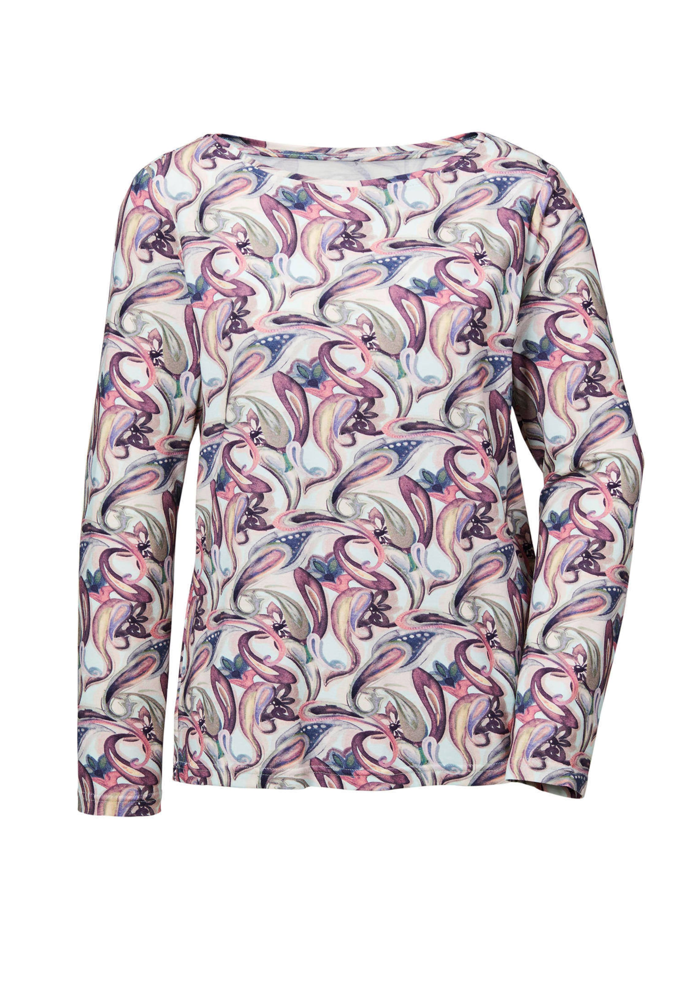 Langarmshirt mit Paisley Muster