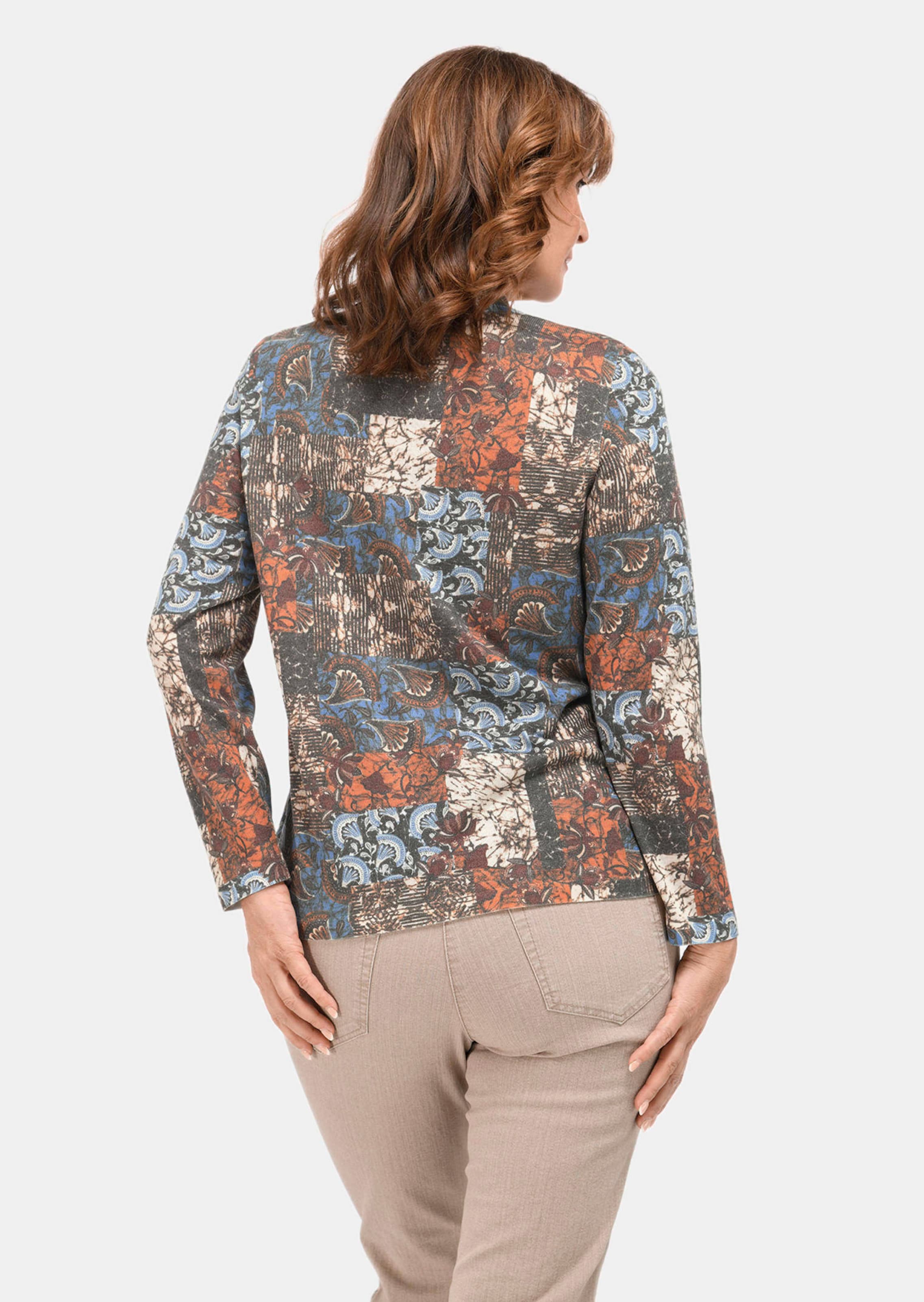 Pull à imprimé ornemental - bunt / à motifs - Gr. 21 de Goldner Fashion