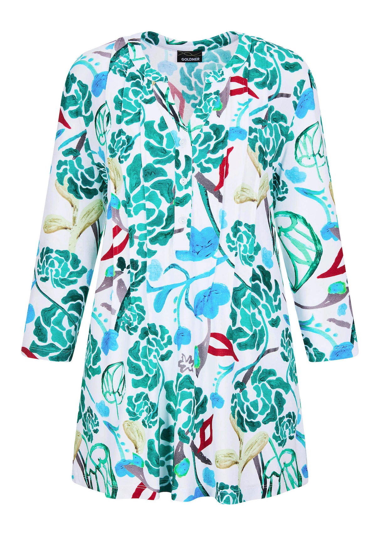 Tuniek met kleurrijke print allover