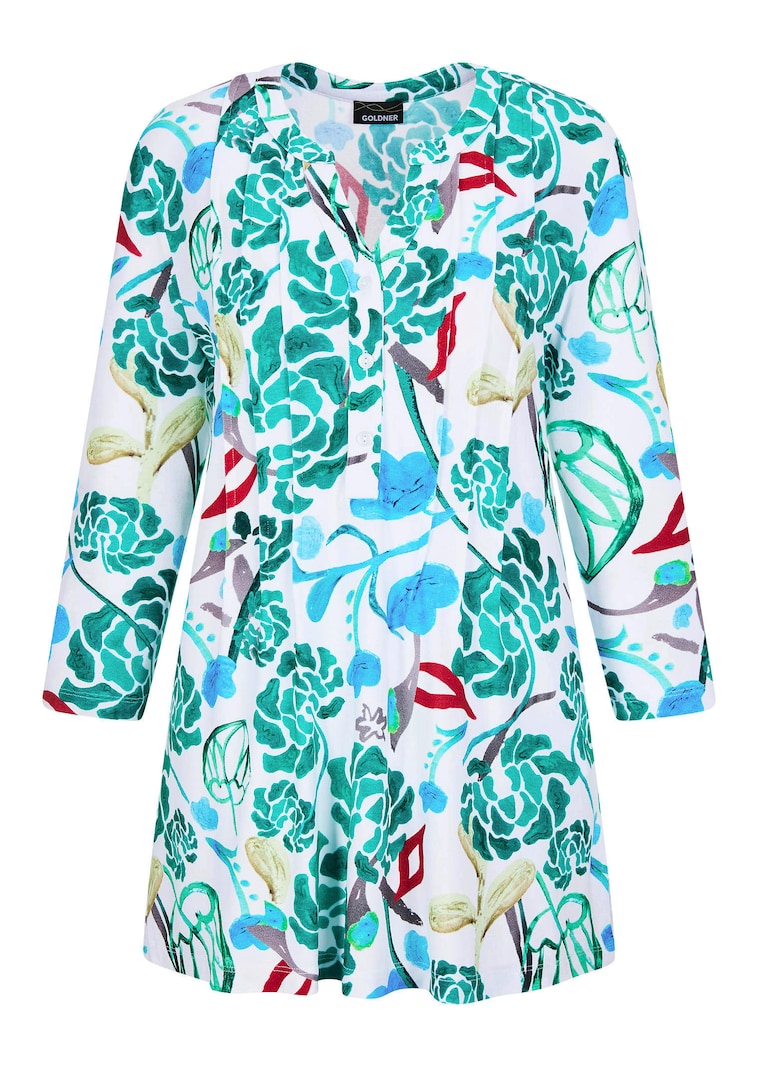 Tuniek met kleurrijke print allover