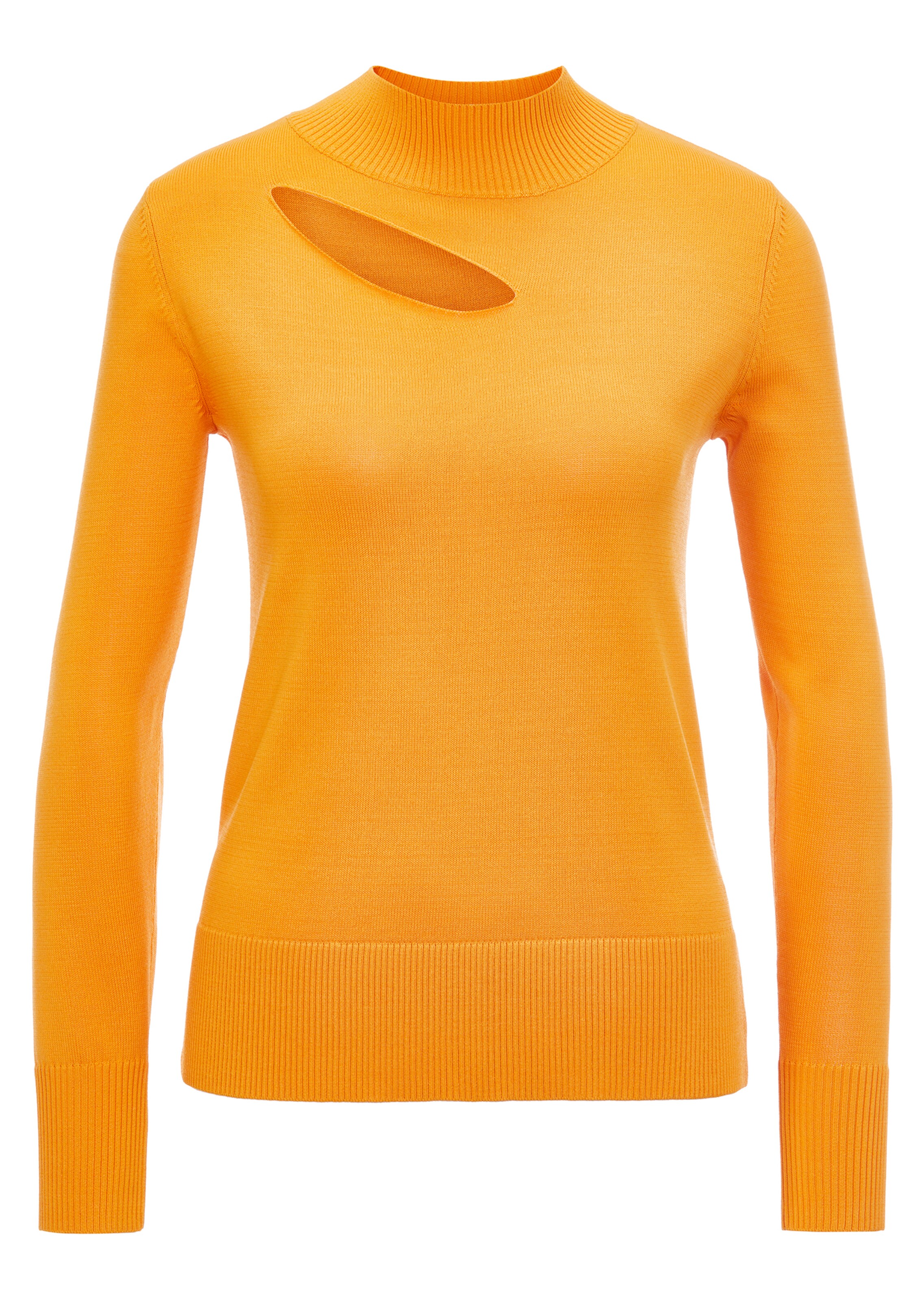 Pullover mit Schlitz vorne