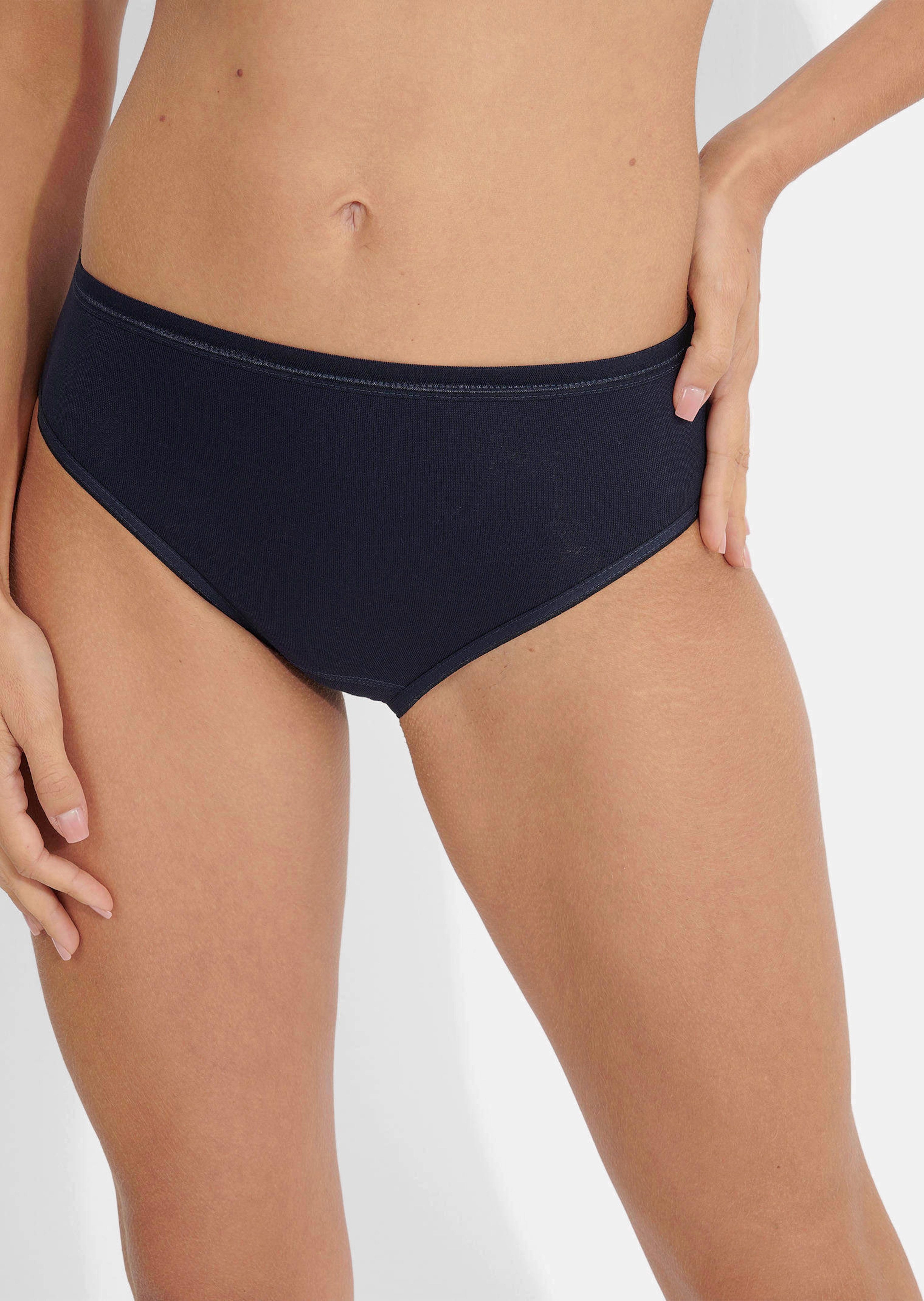 Hüftslip im 2er-Pack aus Feinripp
