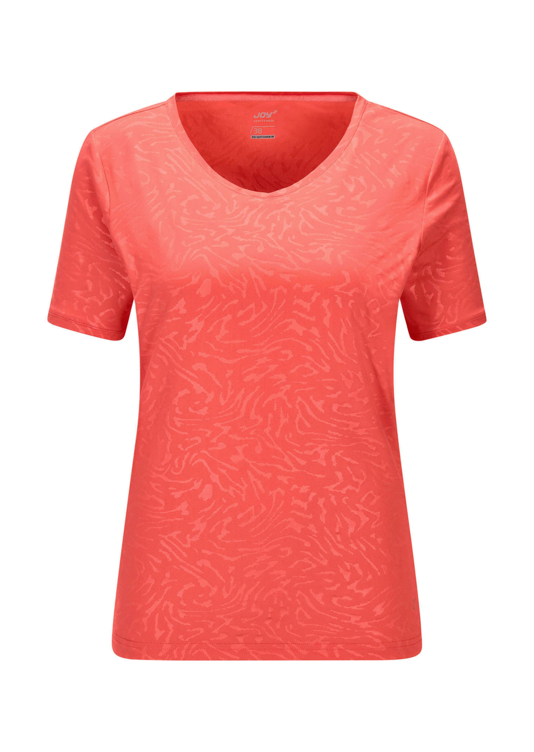 Sportshirt in femininem Jacquardmuster