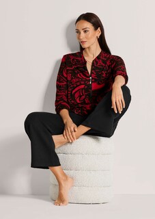 Gemusterte Freizeitjacke im Blouson-Schnitt thumbnail 3