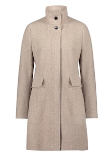 Manteau laineux avec motif à chevrons thumbnail 6