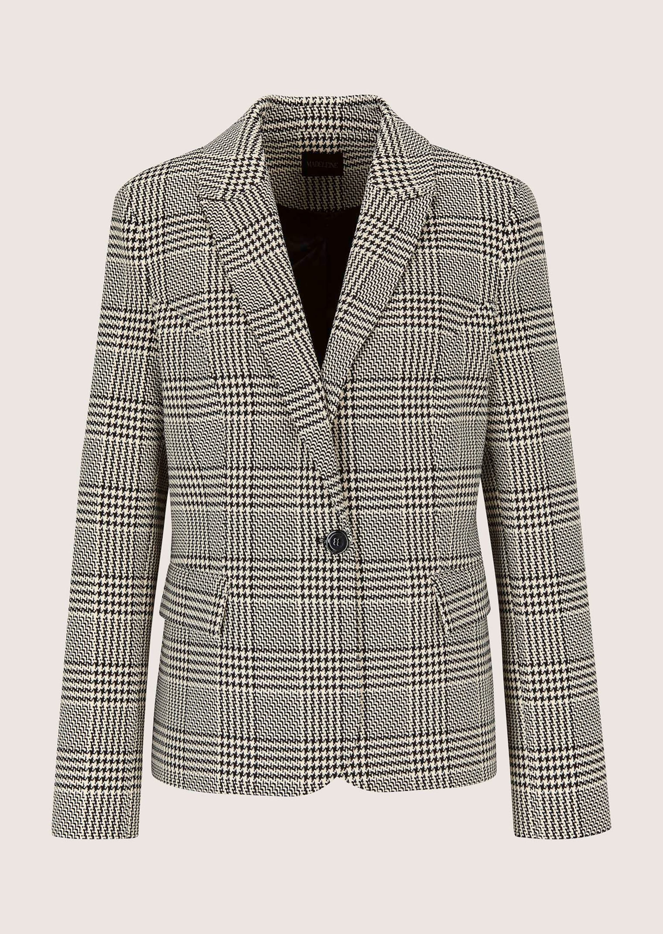 Ausdruckstarker Karo-Blazer