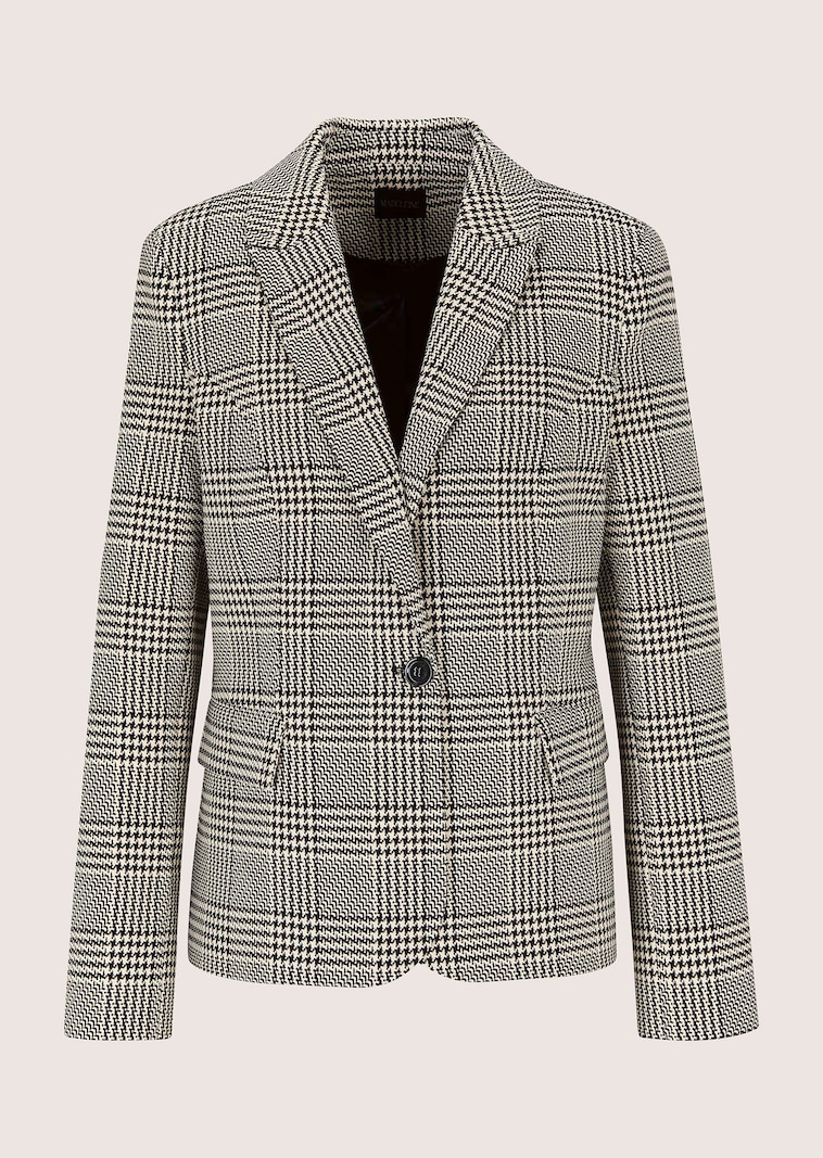 Ausdruckstarker Karo-Blazer
