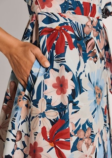 Wickelkleid mit Blumenmuster thumbnail 5