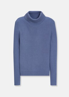 Rippstrick-Pullover mit Rollkragen thumbnail 5