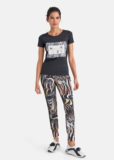Jogg-Pants mit abstraktem Animalprint thumbnail 2