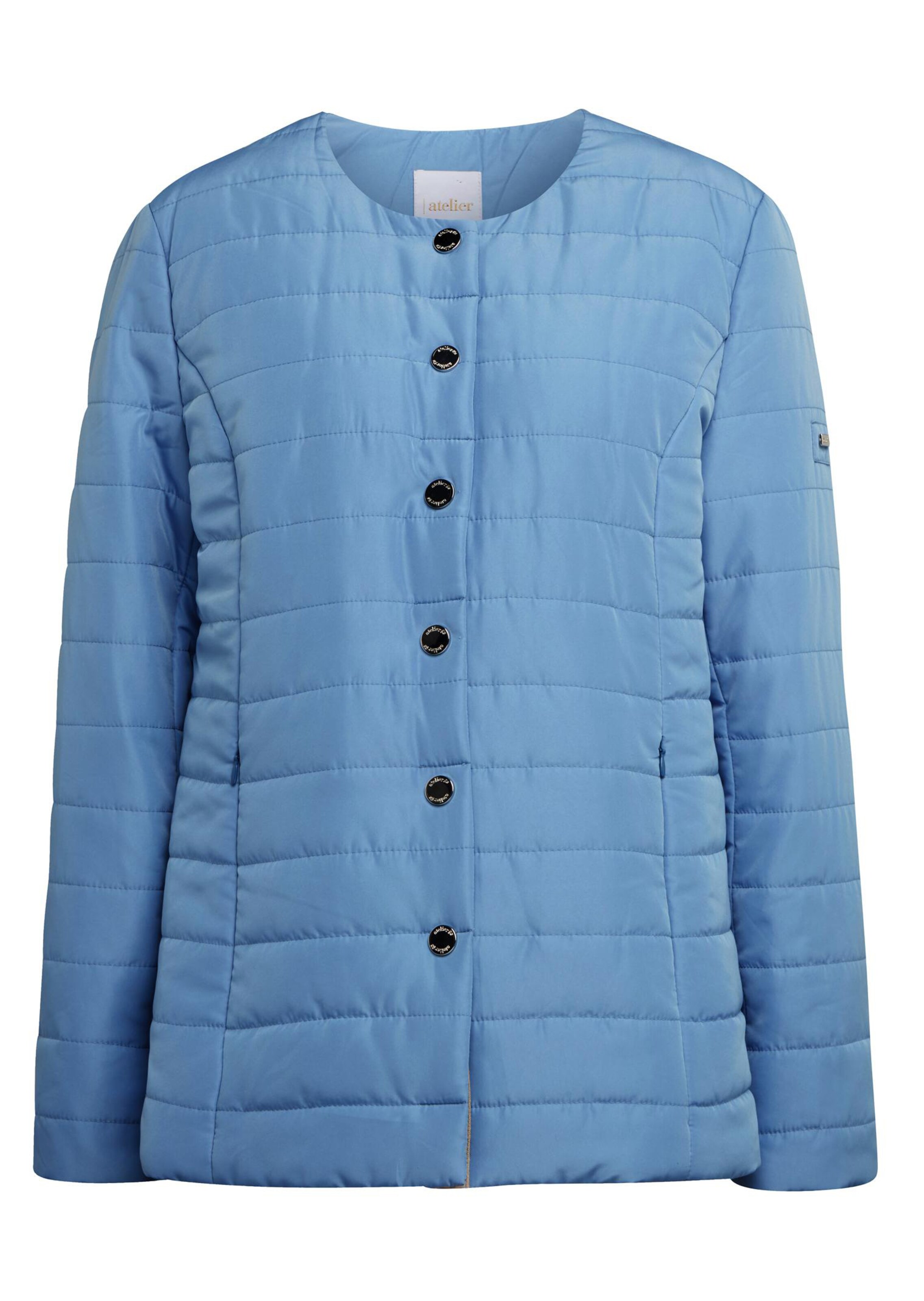 Veste matelassée légère aux nombreux détails - bleu clair - Gr. 25 de Goldner Fashion