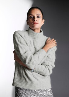 Pullover mit Zopfmuster thumbnail 7