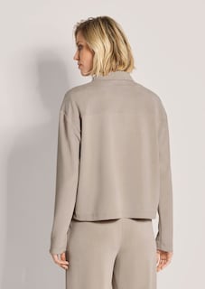 Oversize Hemdbluse mit aufgesetzten Taschen thumbnail 3
