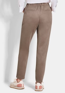 Pantalon LOUISA aspect velours de cuir thumbnail 3