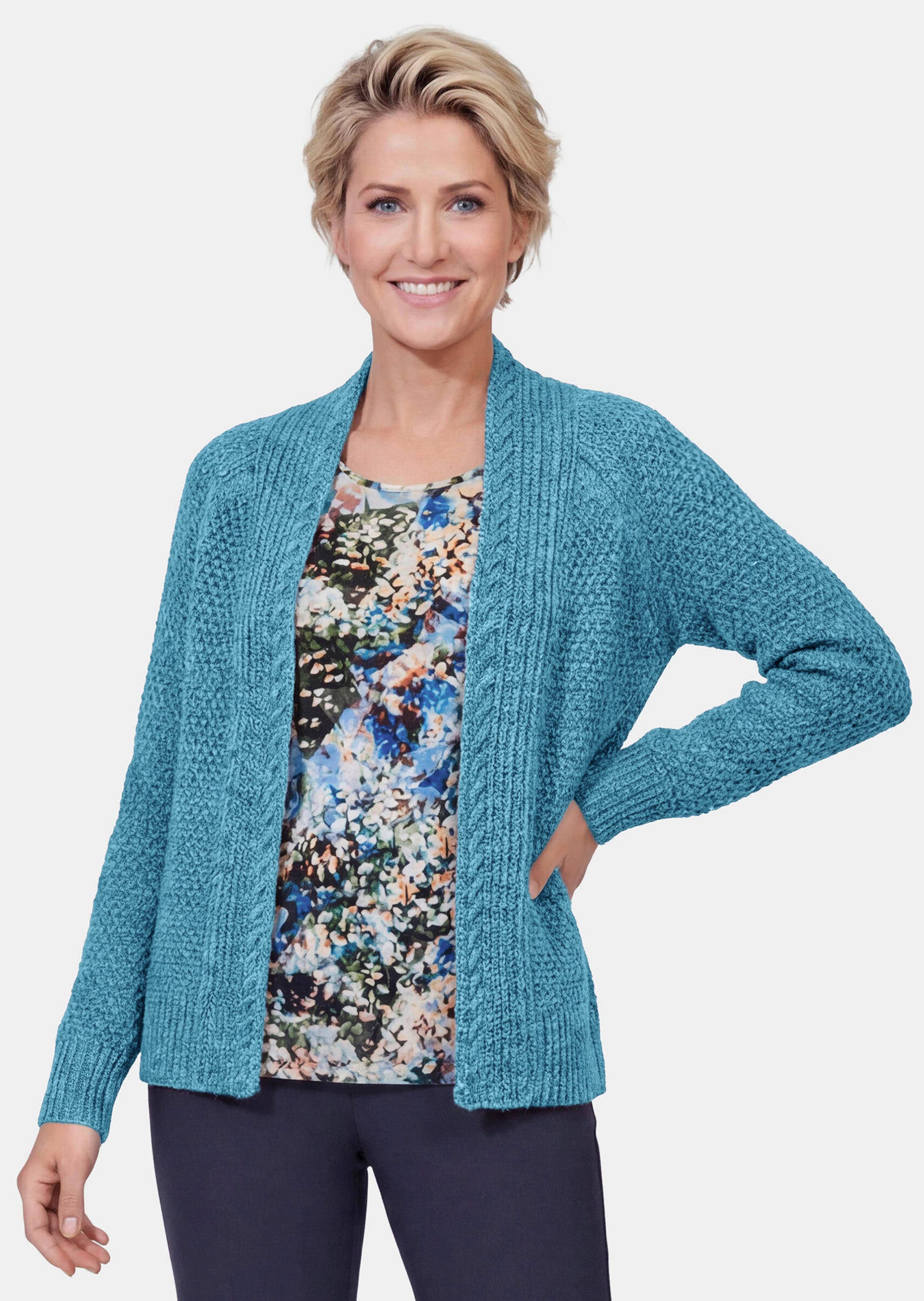 Tijdloos tricot jasje van grove tricot