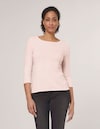 Cashmere jumper with boat neckline thumbnail 1