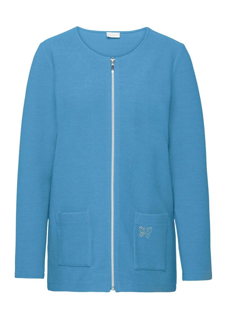 Confortable veste avec fermeture par zip 1