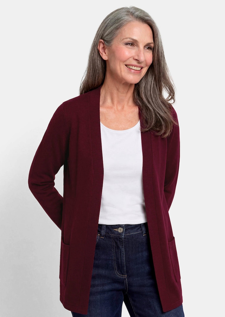 Cardigan sans fermeture en COTTAMIRA