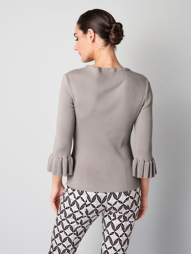 Pullover mit Rüschendetail 2