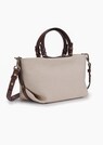 Shopper aus Leder und Textil thumbnail 1