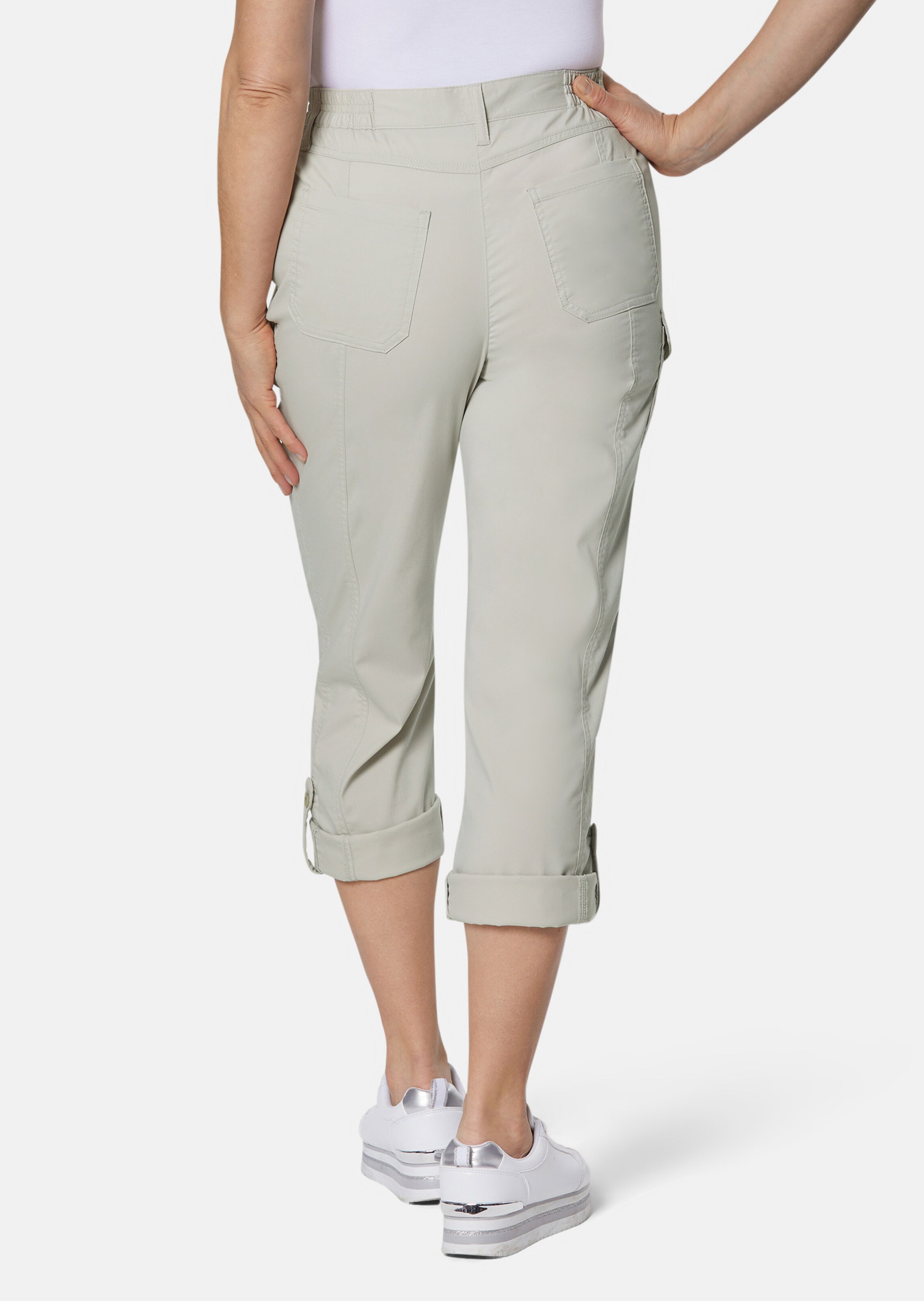 Pantalon retroussé fonctionnel - beige - Gr. 42 de Goldner Fashion