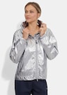 Silbern glänzende Blouson-Jacke thumbnail 1