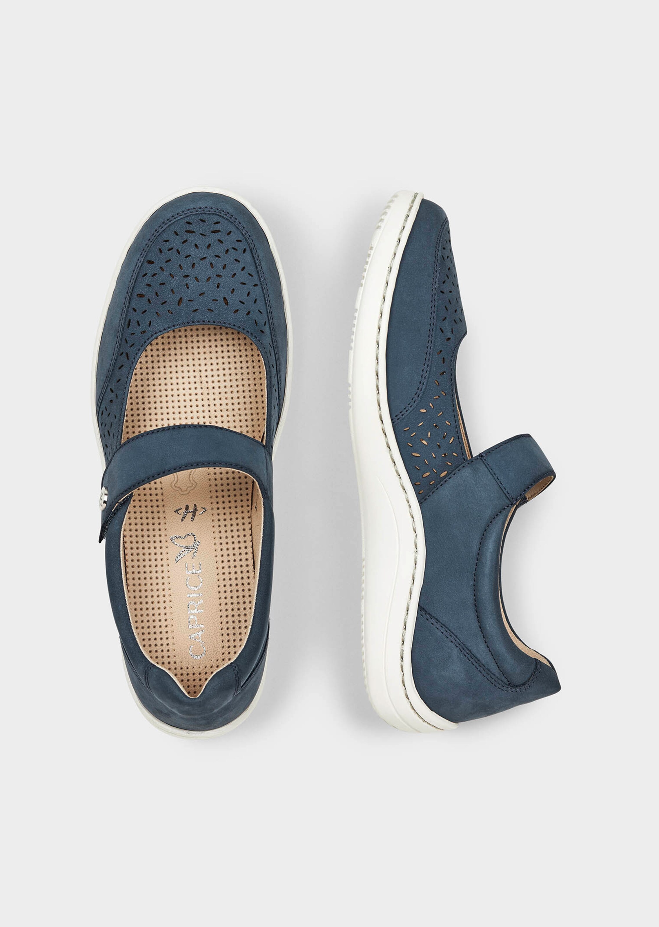 Ballerines avec bride - marine - Gr. 41 de Goldner Fashion