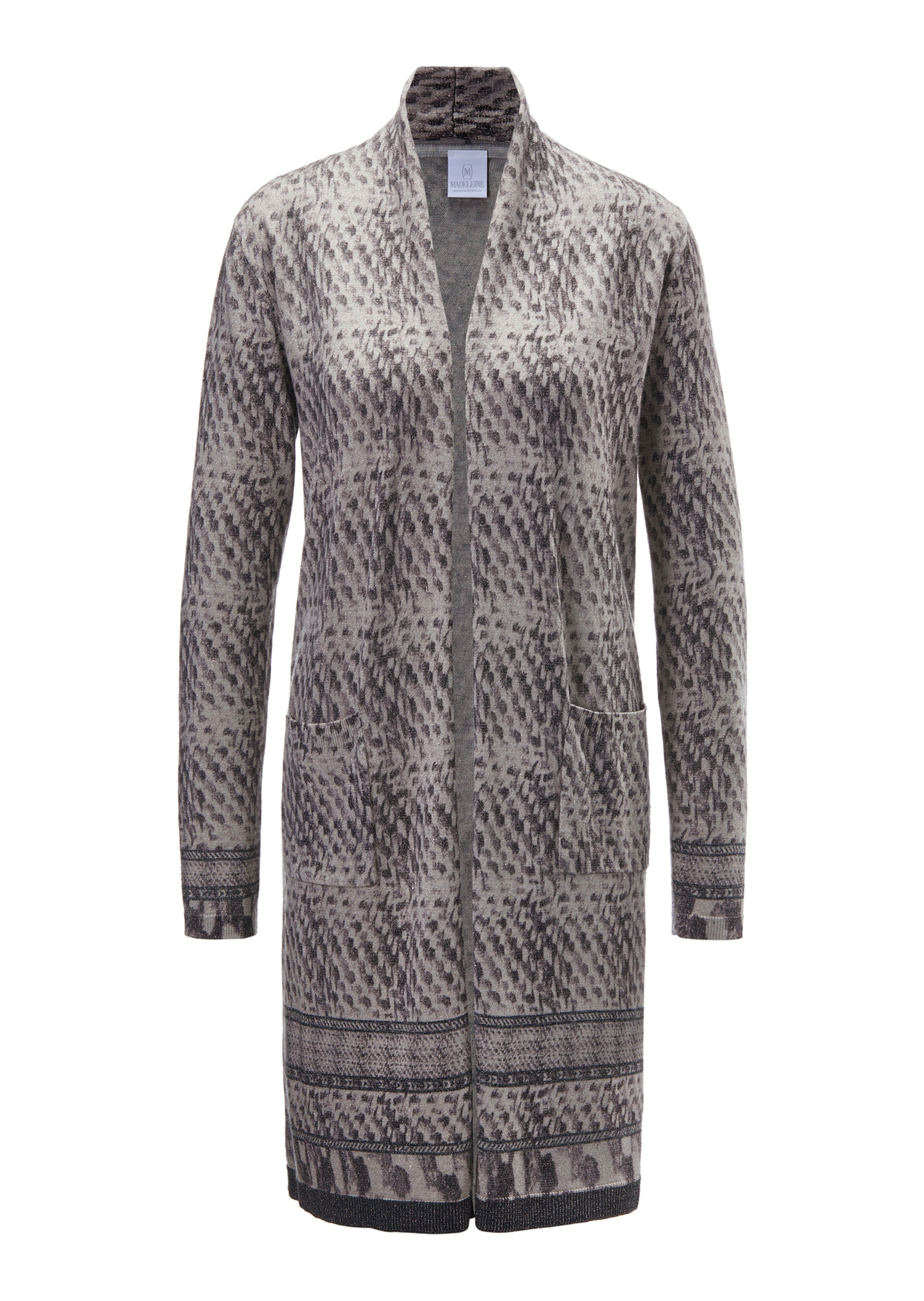 Bedruckte Strickjacke