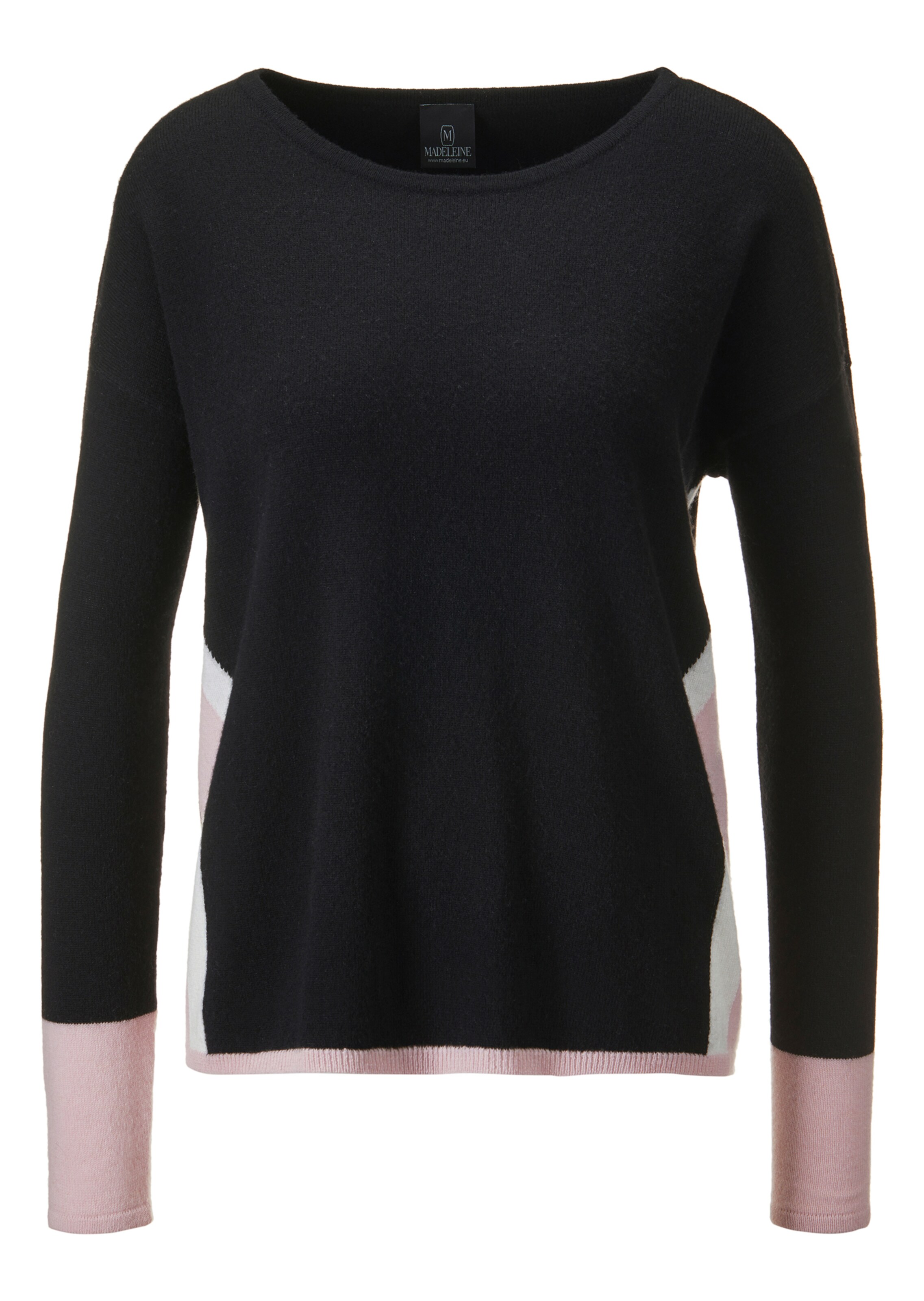 Oversize-Pullover mit Colour-Blocking