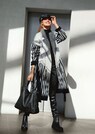 Verschlussloser Jacquard-Mantel thumbnail 2
