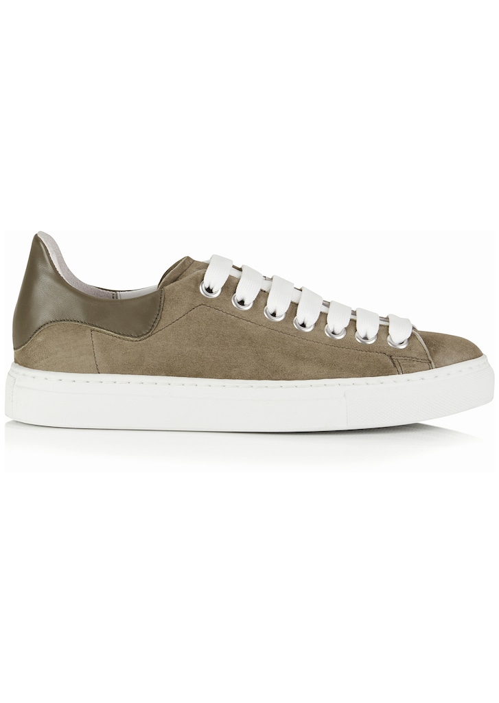 Lace-up shoes in suede and smooth leather 3