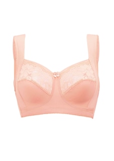 Soutien-gorge en coton et dentelle thumbnail 4