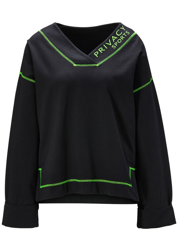 Soft sweatshirt with cool neon accents