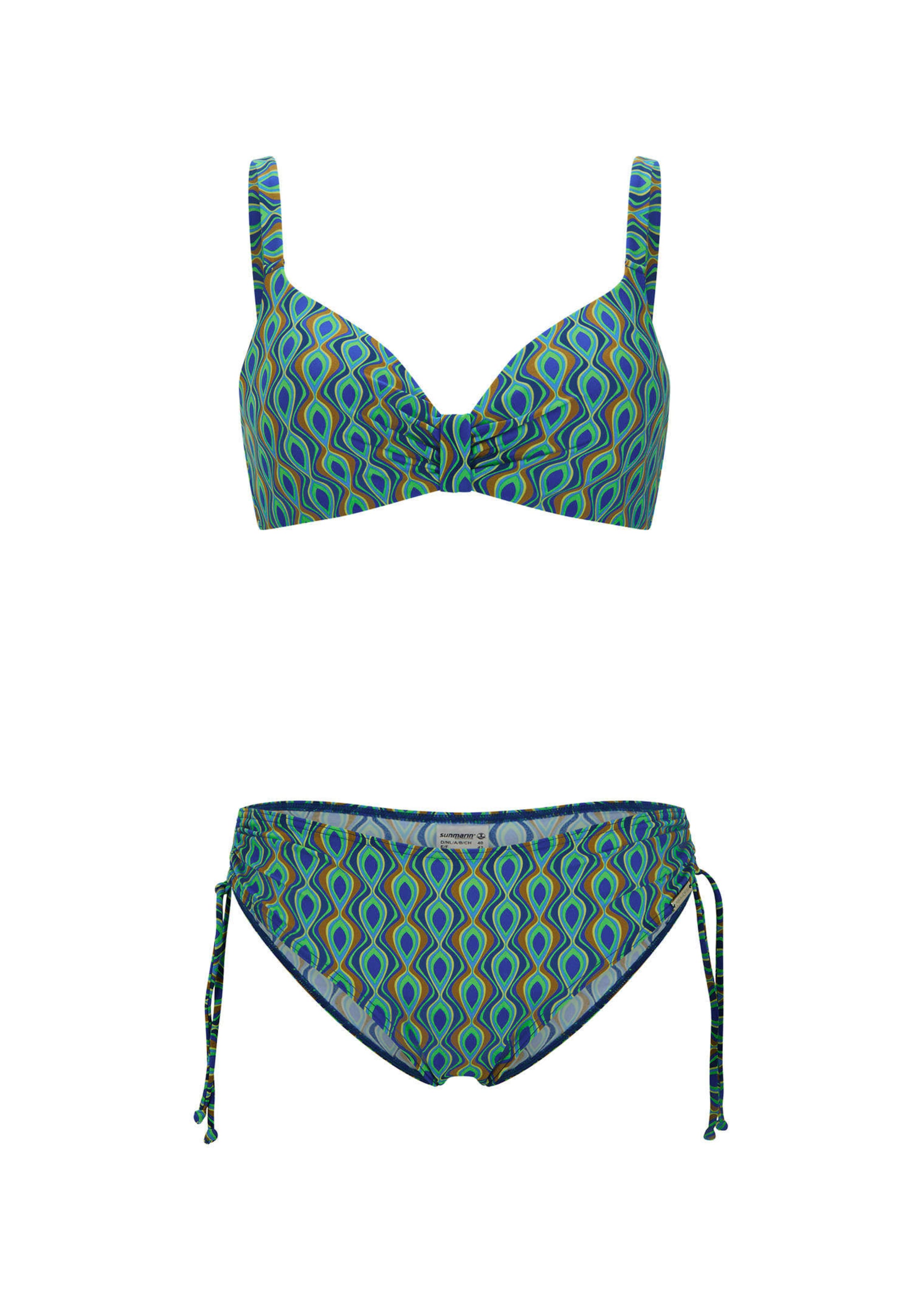 Bikini avec fronces féminines