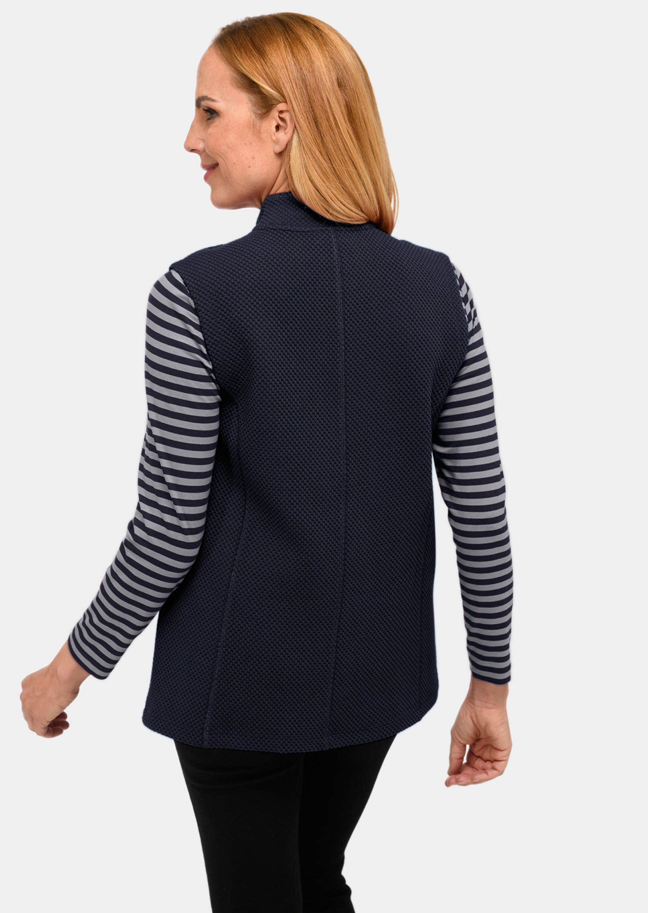 Gilet en jersey - marine - Gr. 44 de Goldner Fashion