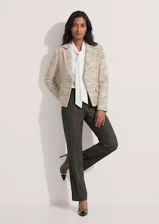 Blazer en tweed structuré thumbnail 2