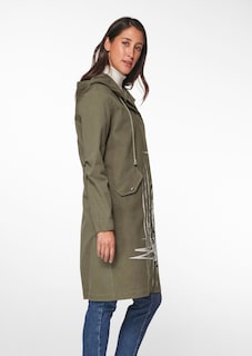 Parka with animal print thumbnail 4