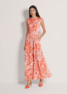 Ärmelloses Kleid mit Unikat-Print thumbnail 2