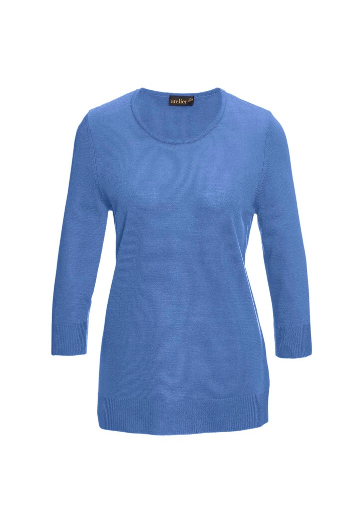 Locker sitzender Strickpullover