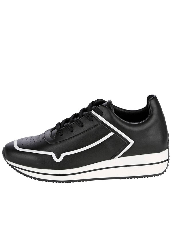 Sneaker mit einperforierten Markeninitialien 6