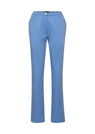 blauw Comfortabele broek ANNA met gestreken vouw