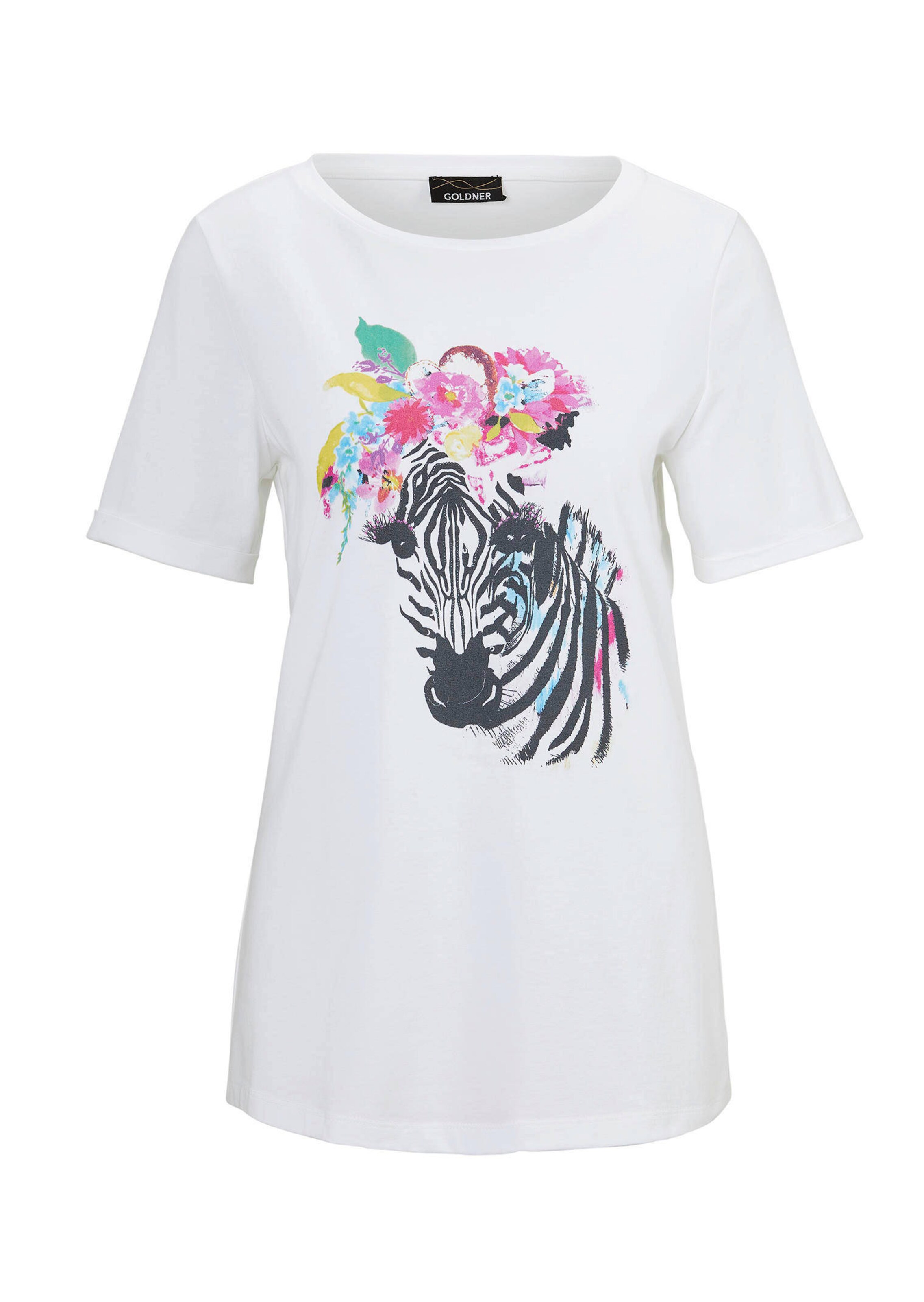 Jerseyshirt mit überschnittenen Schultern