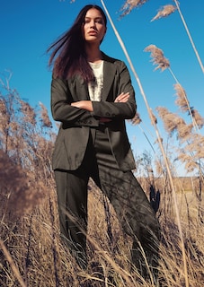 Blazer mit Fischgrat-Dessin thumbnail 7