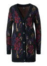 Jacquard Strickjacke thumbnail 1