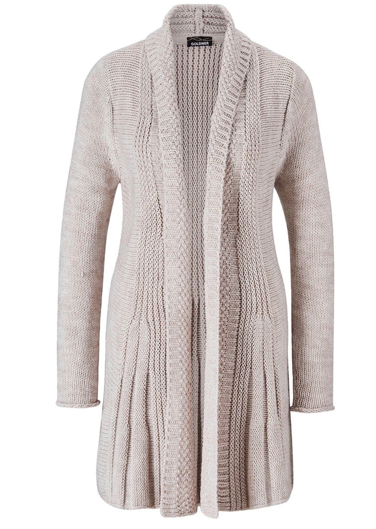 Supersofte ausgestellte Strickjacke